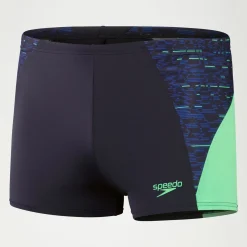 Boxer de bain Homme Endurance+ Max Splice bleu marine/vert
