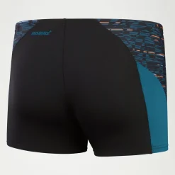 Boxer de bain Homme Endurance+ Max Splice noir/bleu sarcelle