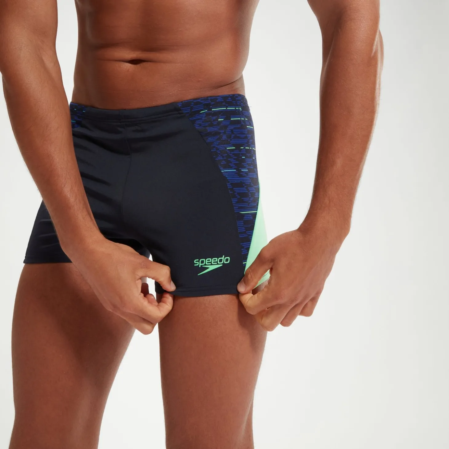 Boxer de bain Homme Endurance+ Max Splice bleu marine/vert