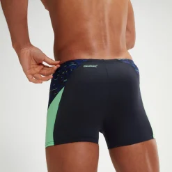Boxer de bain Homme Endurance+ Max Splice bleu marine/vert