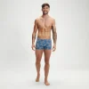Boxer de bain Homme Escape bleu/blanc