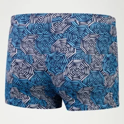 Boxer de bain Homme Escape bleu/blanc