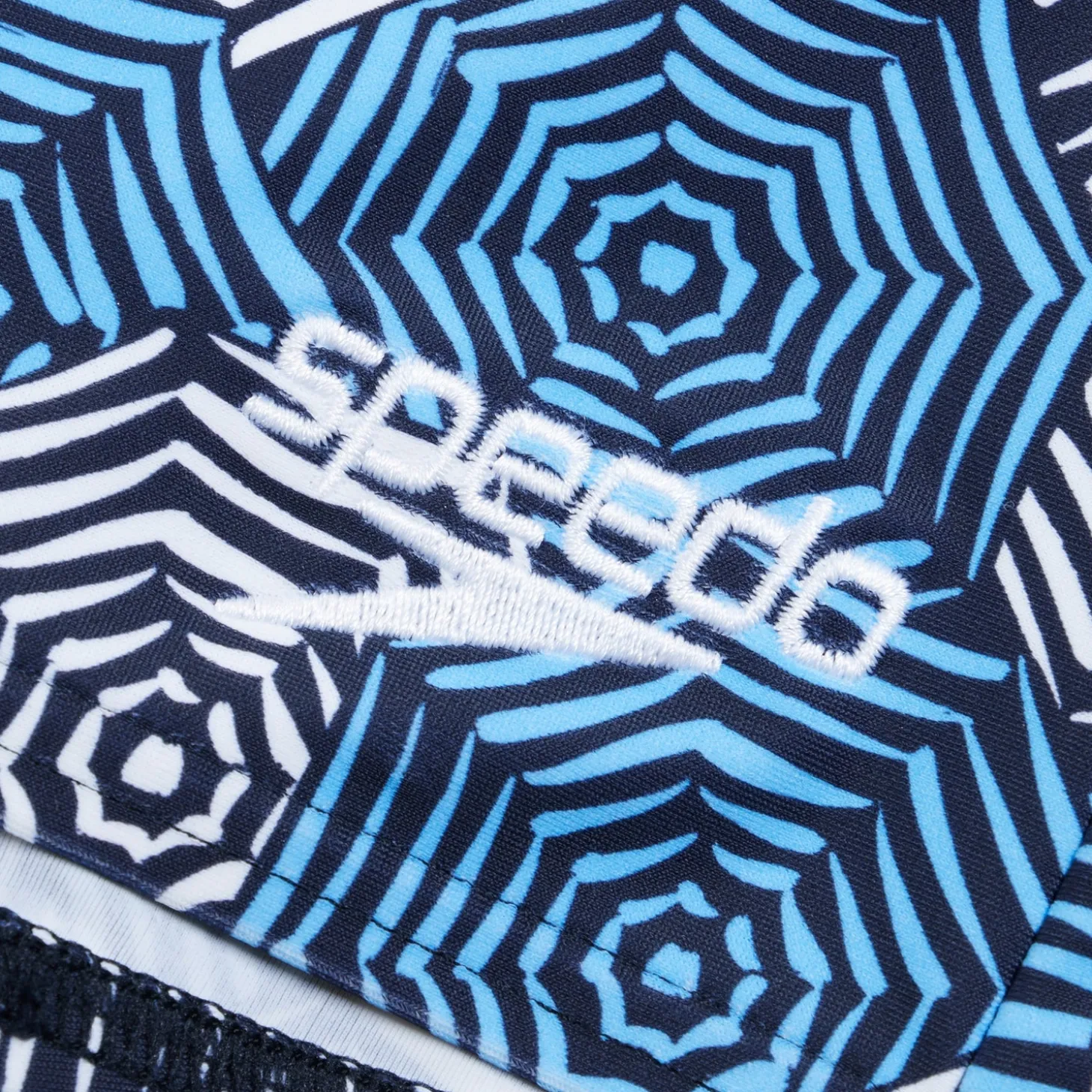 Boxer de bain Homme Escape bleu/blanc