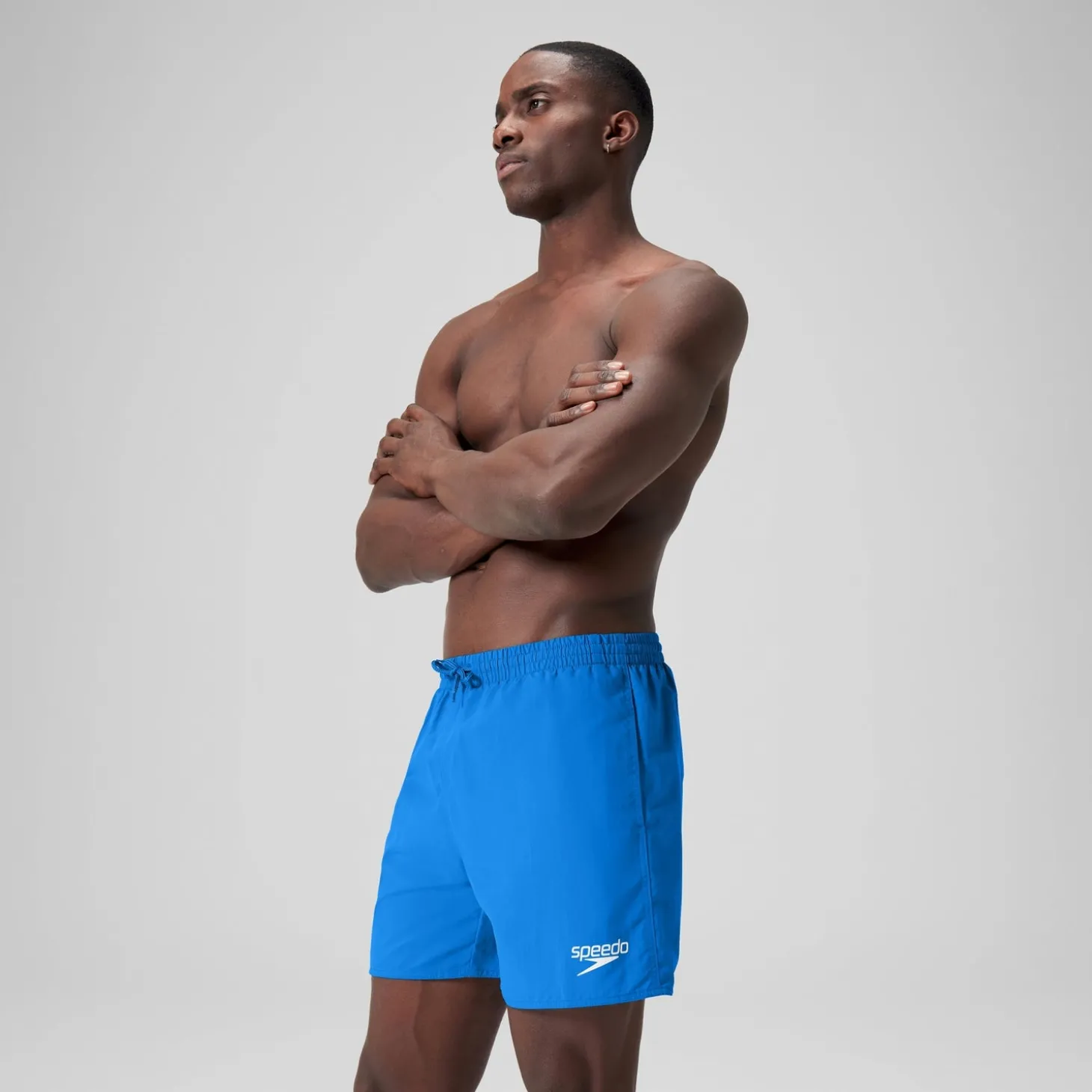 Boxer de bain Homme Essentials 40 cm bleu