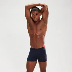 Boxer de bain Homme HyperBoom Splice bleu marine/rouge