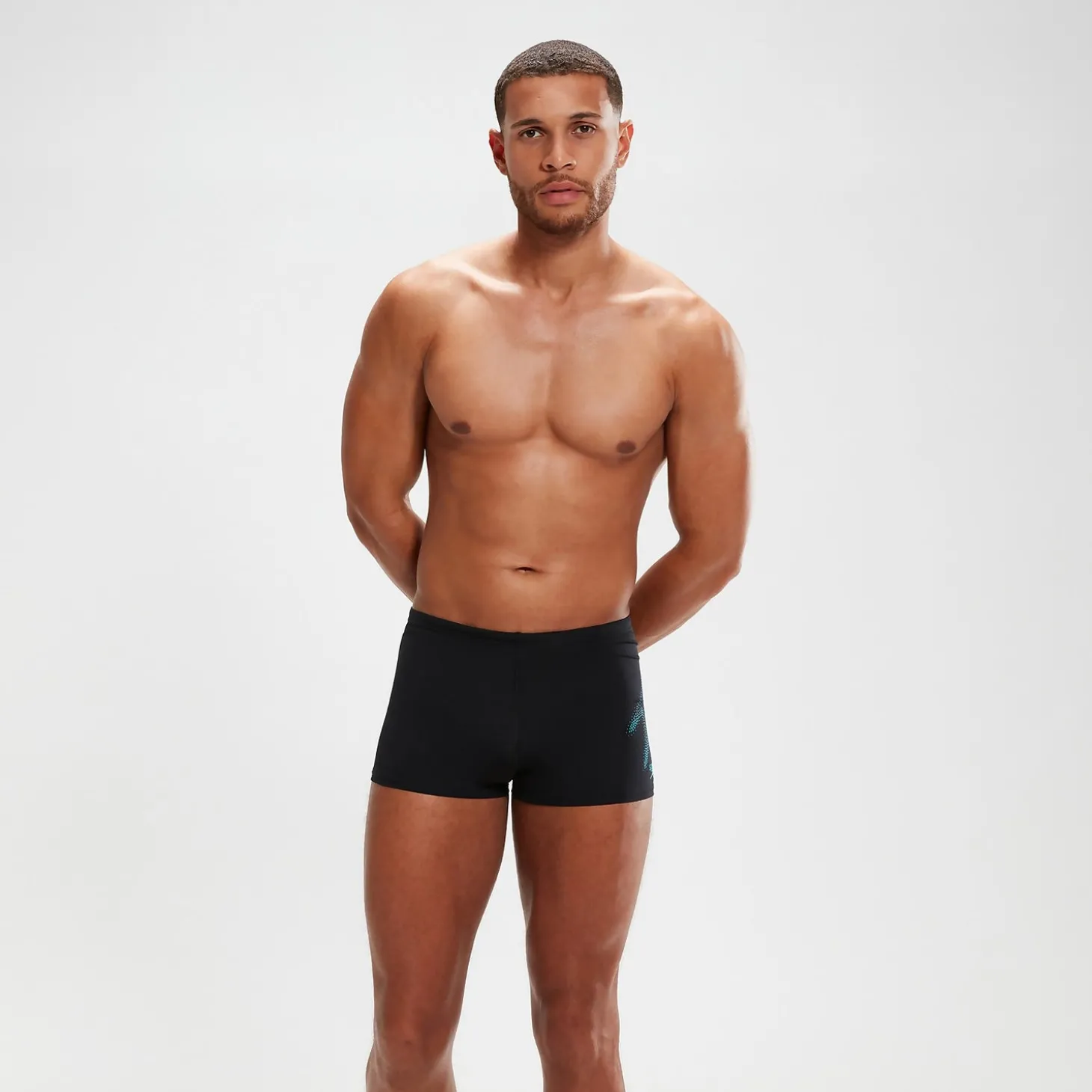 Boxer de bain Homme HyperBoom Placement noir/gris foncé