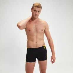 Boxer de bain Homme HyperBoom Splice noir/jaune