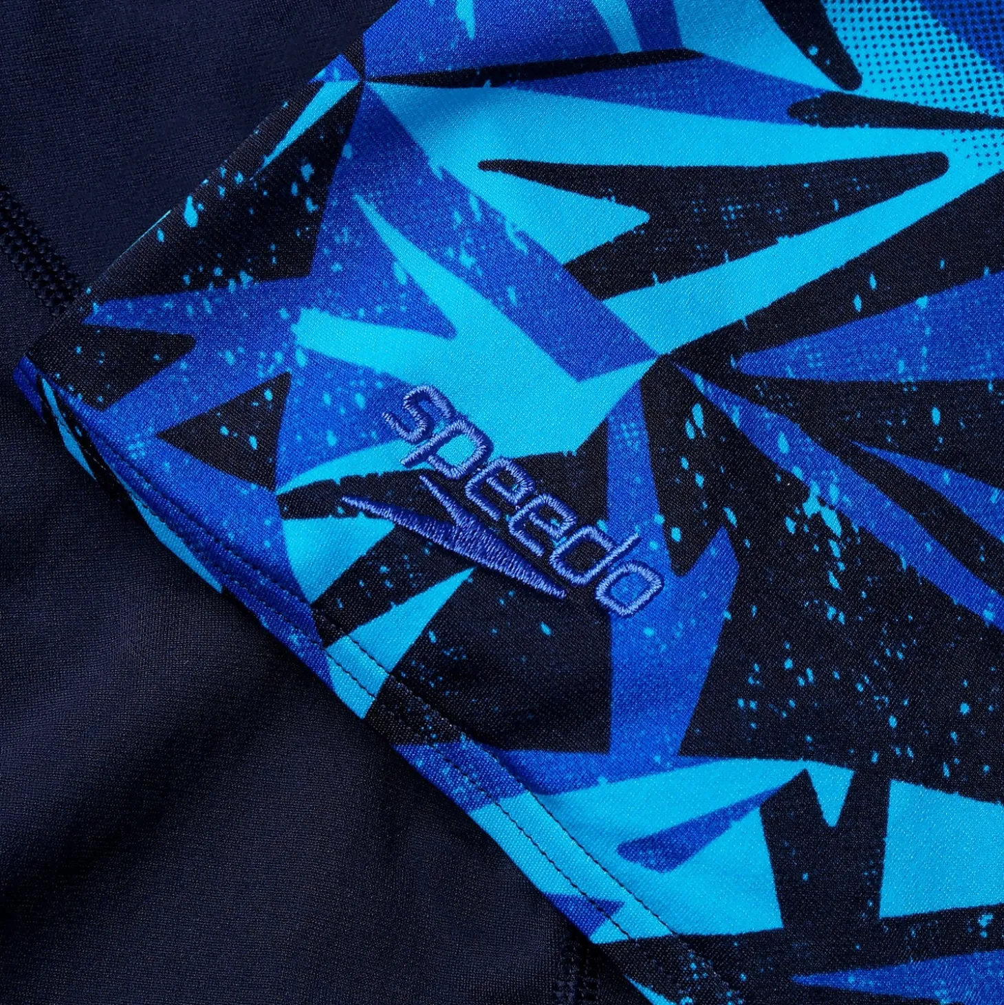 Boxer de bain Homme Hyper Boom coupe en V noir/bleu