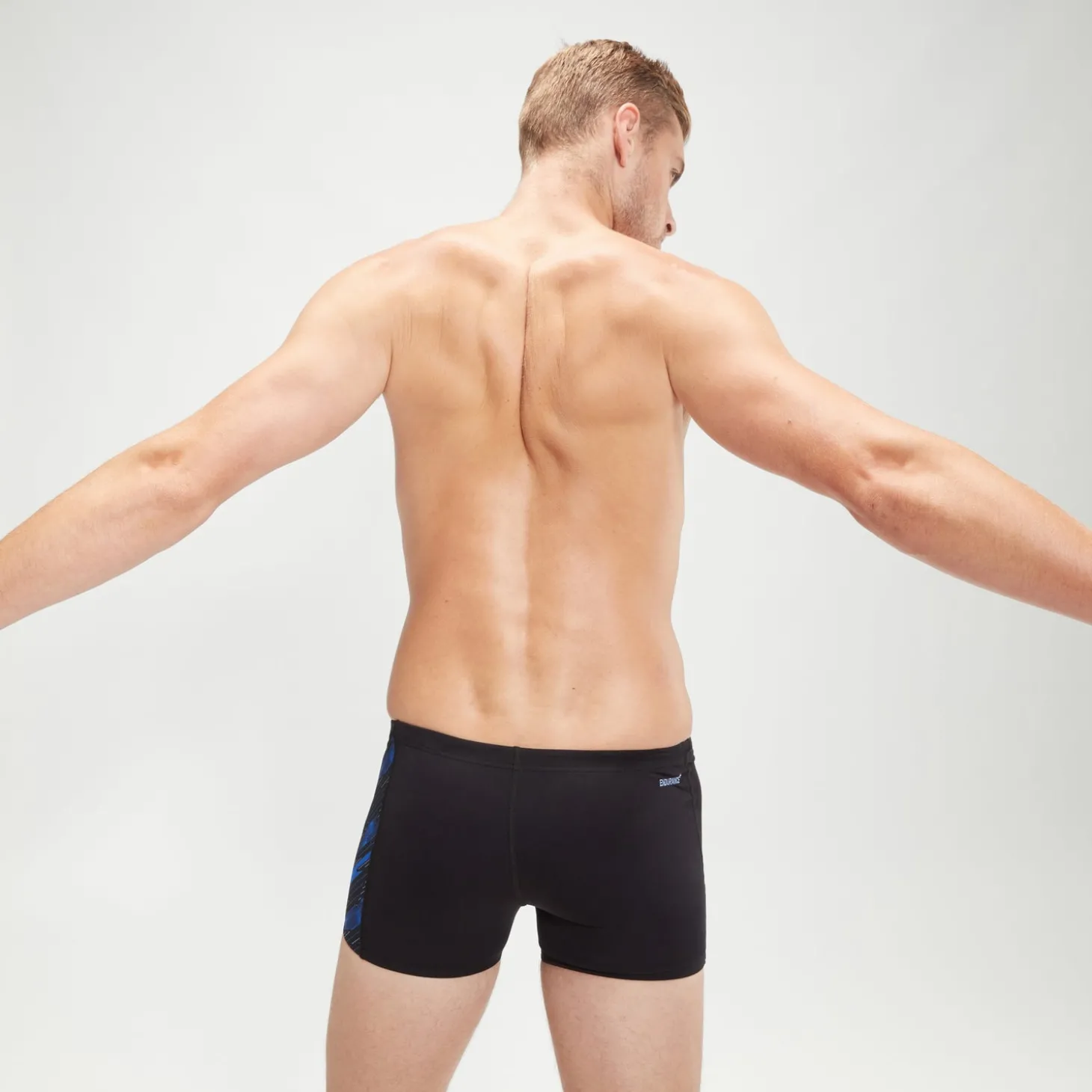 Boxer de bain Homme HyperBoom Panel noir/bleu