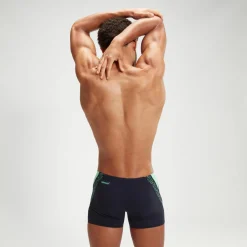 Boxer de bain Homme HyperBoom Splice bleu marine/vert