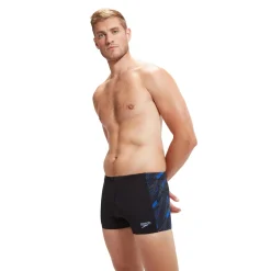 Boxer de bain Homme HyperBoom Panel noir/bleu