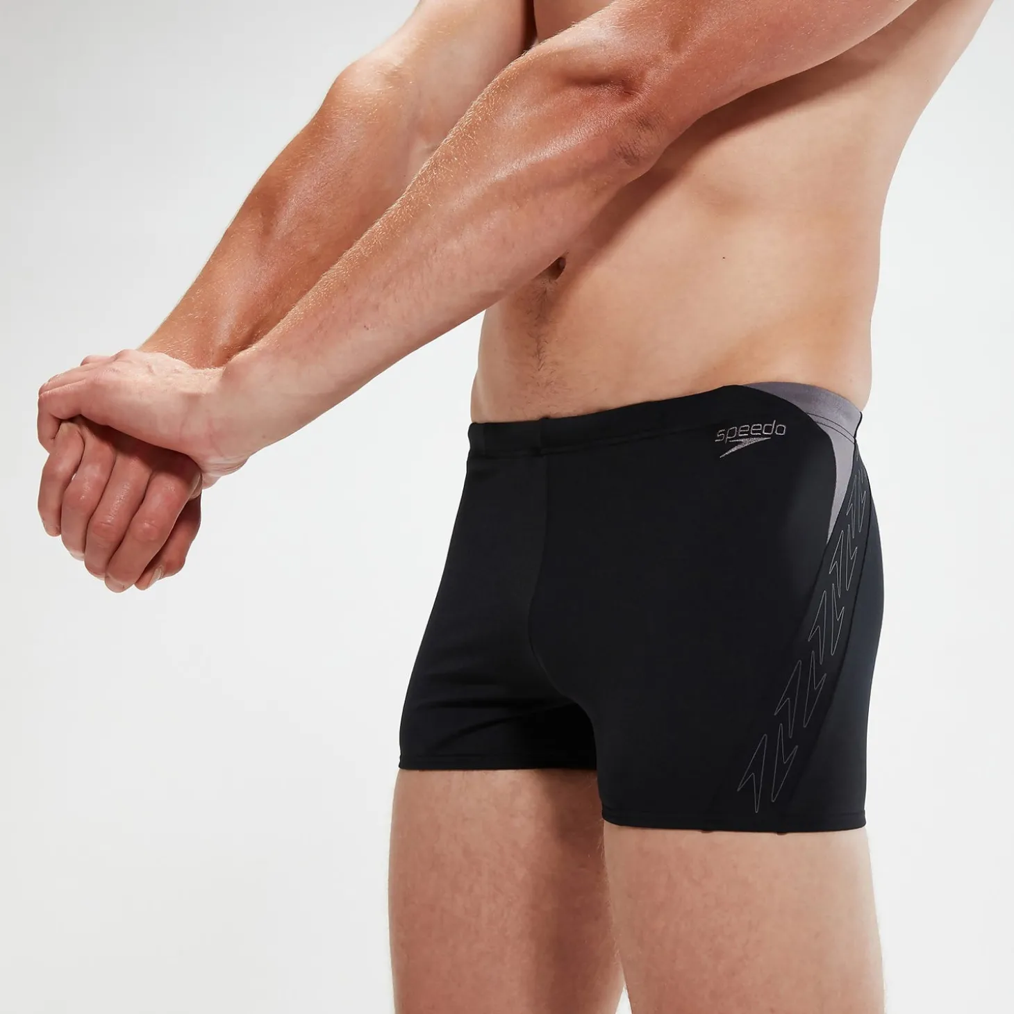 Boxer de bain Homme HyperBoom Splice noir/gris