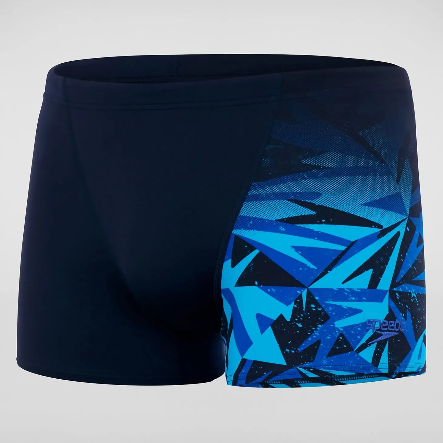 Boxer de bain Homme Hyper Boom coupe en V noir/bleu