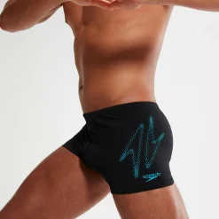 Boxer de bain Homme HyperBoom Placement noir/gris foncé