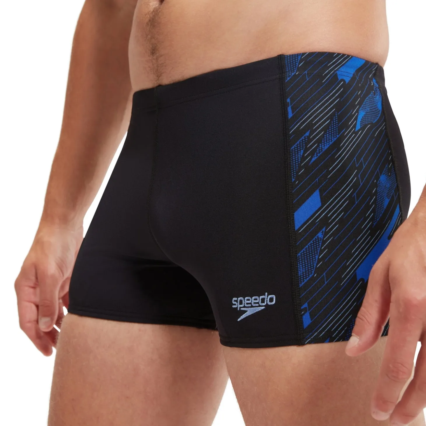 Boxer de bain Homme HyperBoom Panel noir/bleu