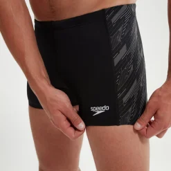 Boxer de bain Homme HyperBoom Panel noir/gris