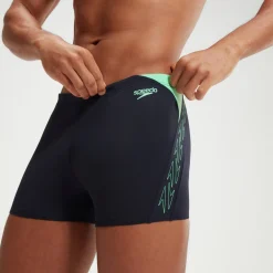 Boxer de bain Homme HyperBoom Splice bleu marine/vert