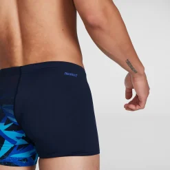 Boxer de bain Homme Hyper Boom coupe en V noir/bleu