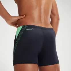 Boxer de bain Homme HyperBoom Splice bleu marine/vert