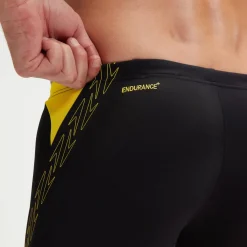 Boxer de bain Homme HyperBoom Splice noir/jaune