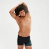 Boxer de bain Homme Medley Logo noir/aqua