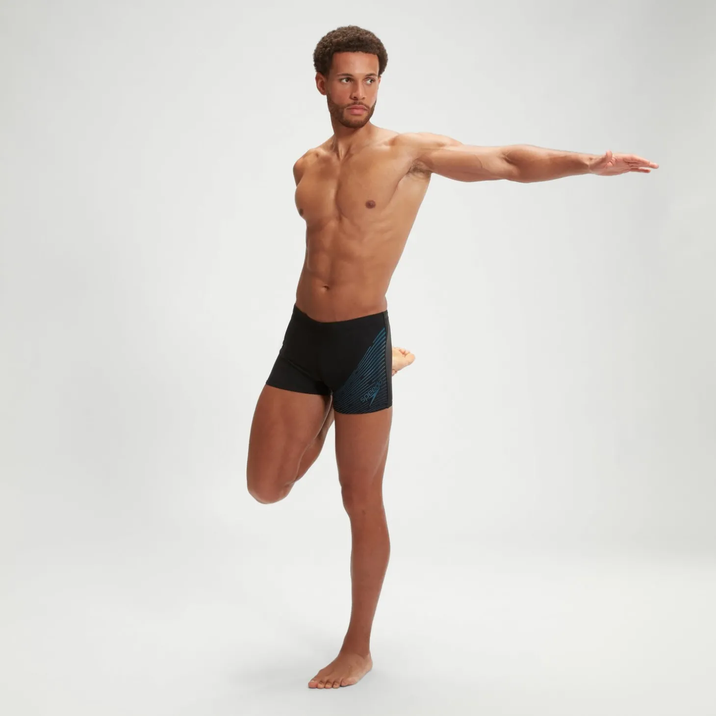 Boxer de bain Homme Medley Logo noir/bleu sarcelle