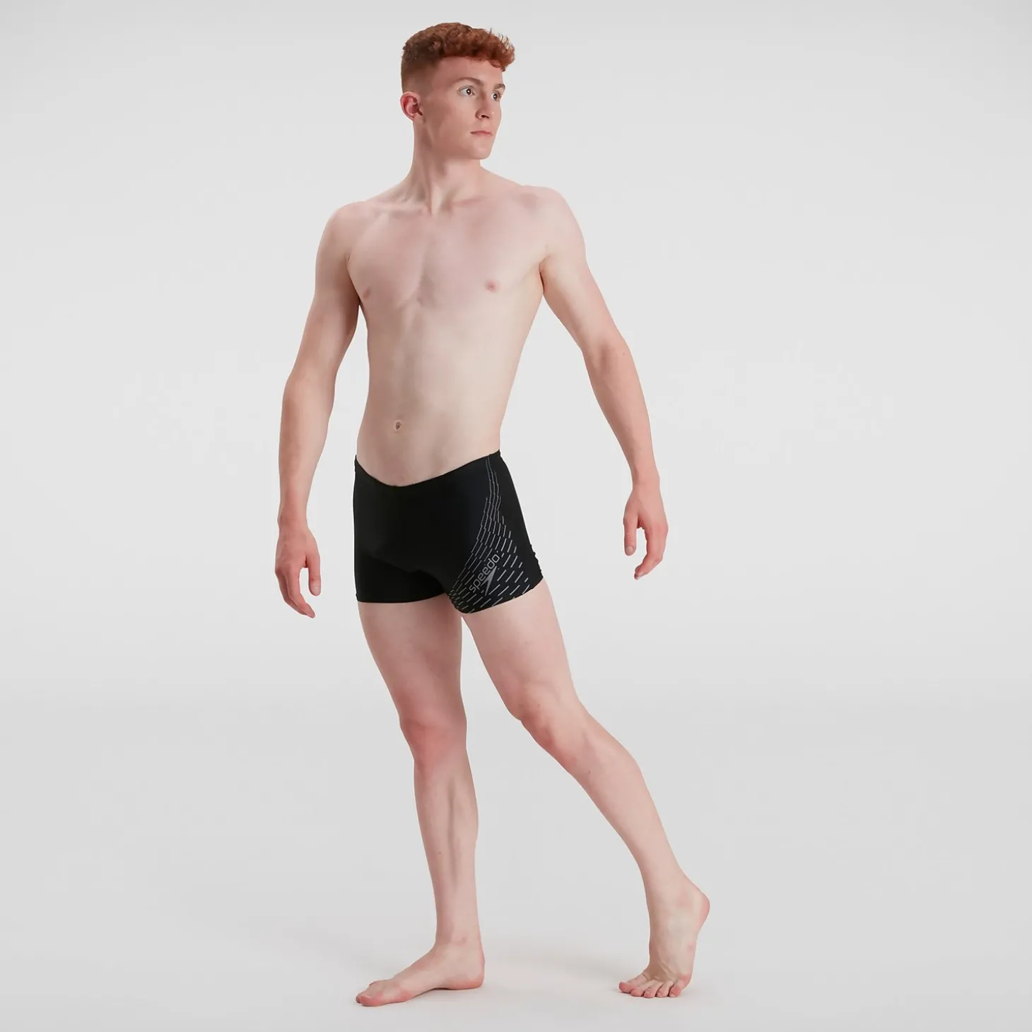 Boxer de bain Homme Medley Logo noir/gris