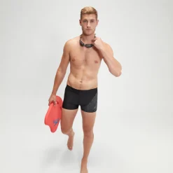 Boxer de bain Homme Medley Logo noir/gris