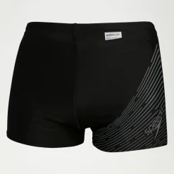 Boxer de bain Homme Medley Logo noir/gris