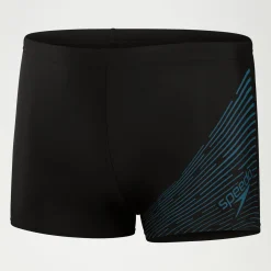 Boxer de bain Homme Medley Logo noir/bleu sarcelle