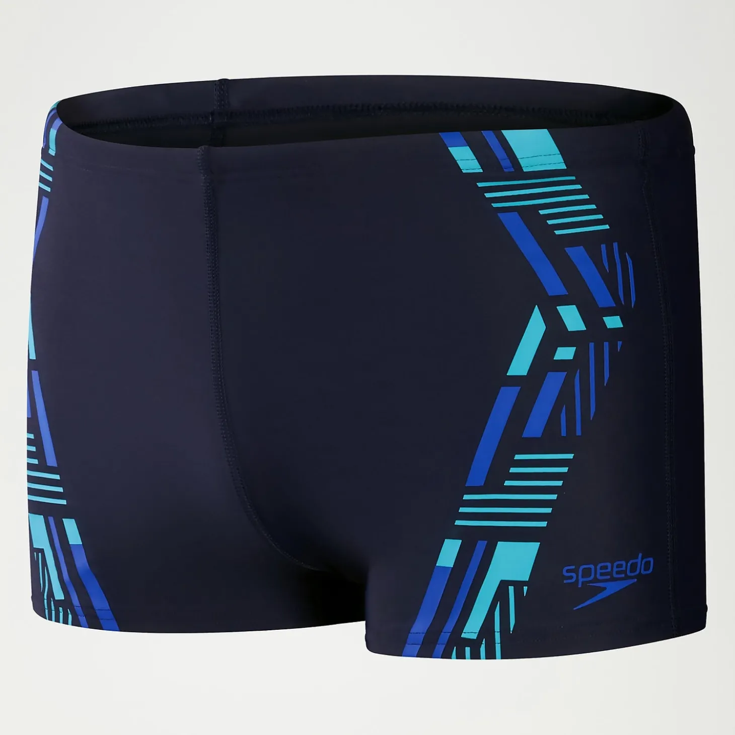 Boxer de bain Homme Tech Imprimé bleu marine/bleu