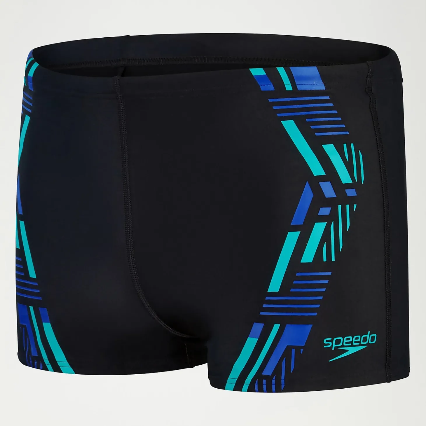 Boxer de bain Homme Tech Print noir/bleu