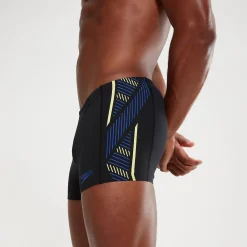 Boxer de bain Homme Tech Panel noir/bleu