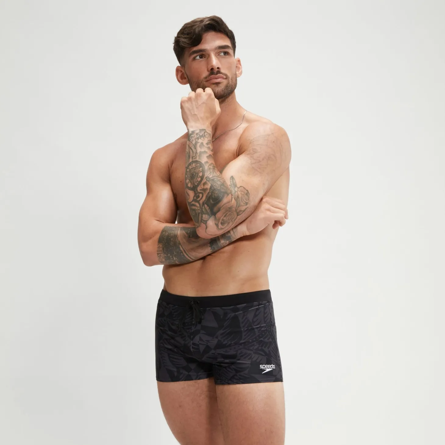 Boxer de bain Homme Valmilton Noir/gris