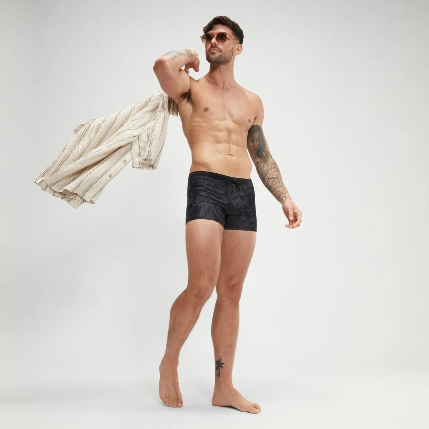 Boxer de bain Homme Valmilton Noir/gris