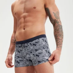 Boxer de bain homme Valmilton Bleu Marine/Blanc