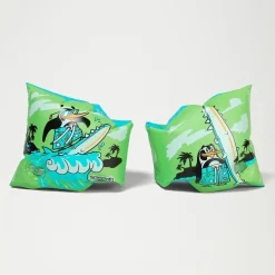 Brassards Bébé Learn to Swim Chima le pingouin africain vert