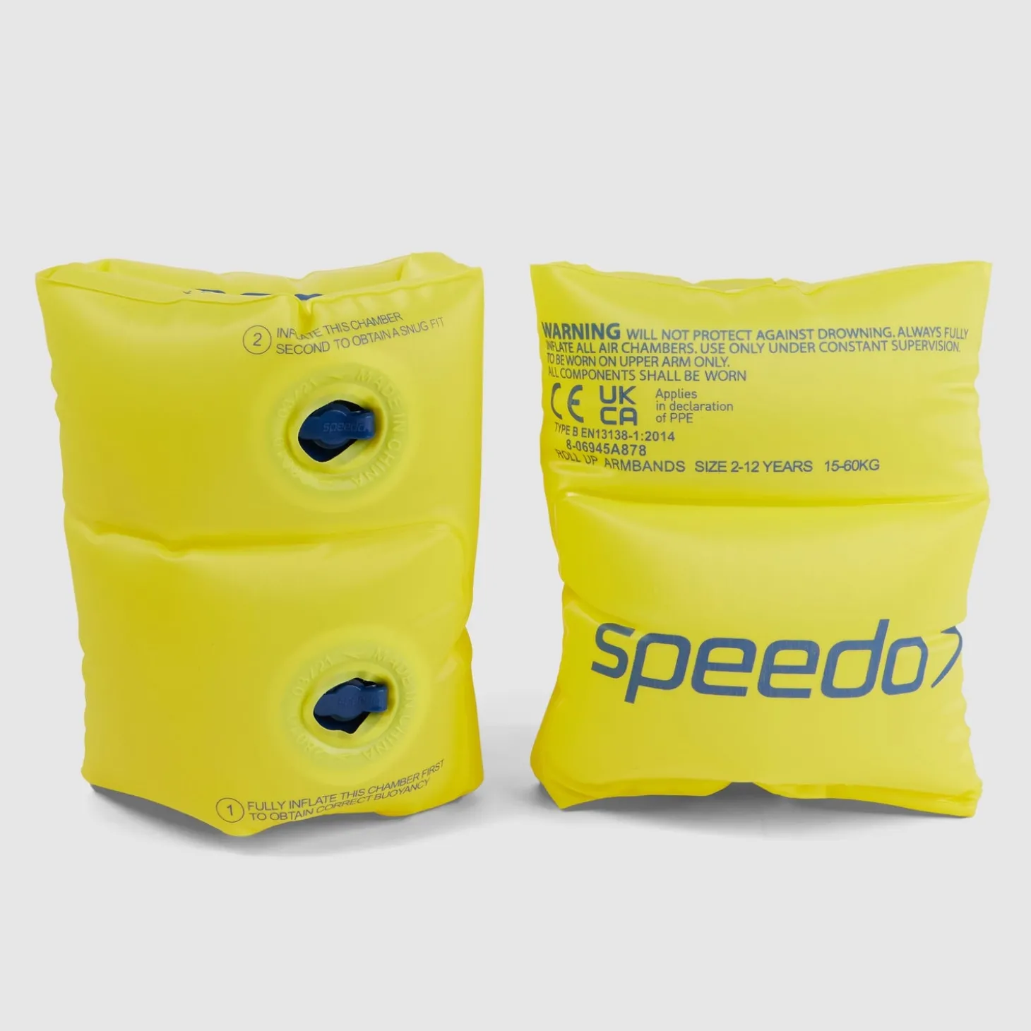 Brassards Roll Up enfant Jaune