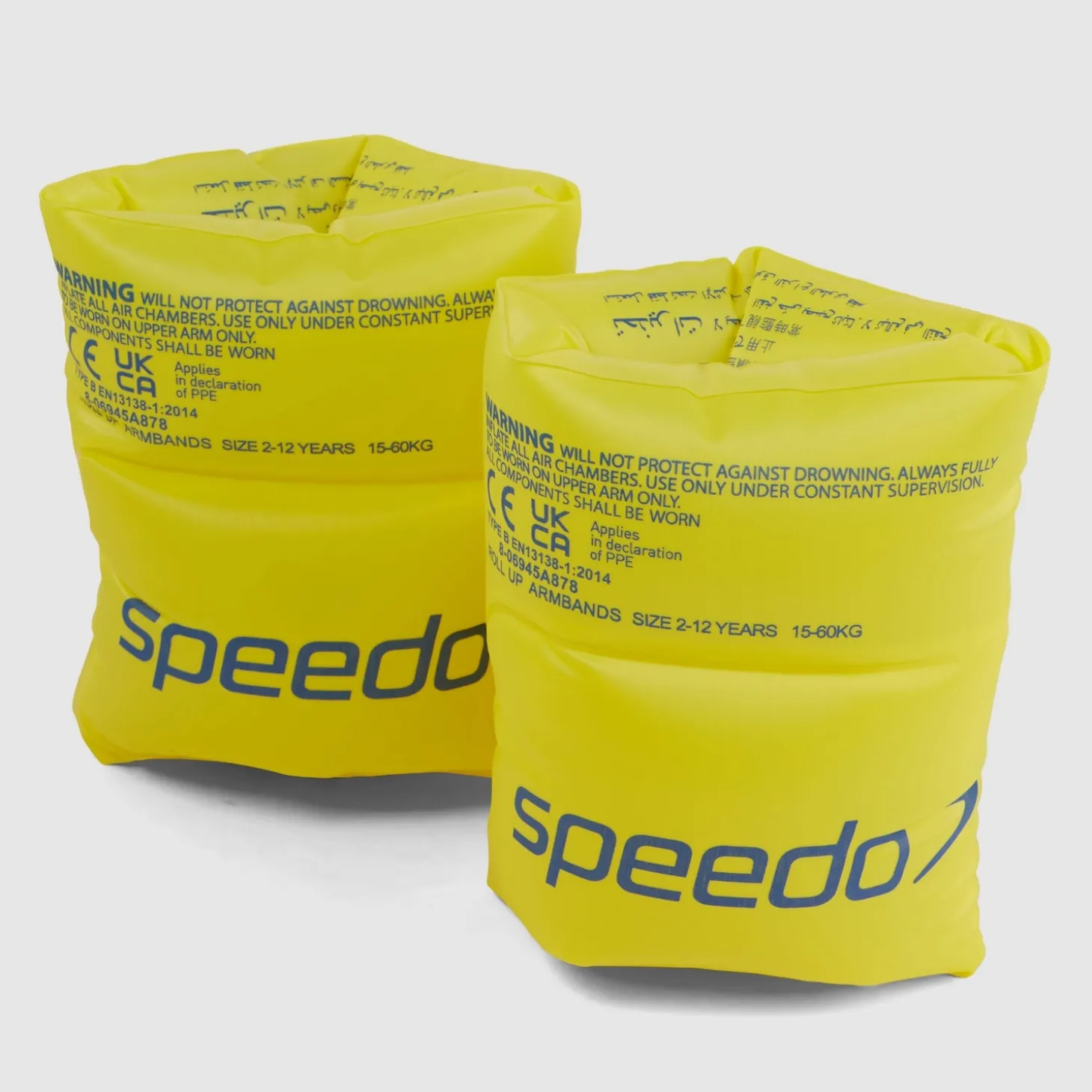 Brassards Roll Up enfant Jaune