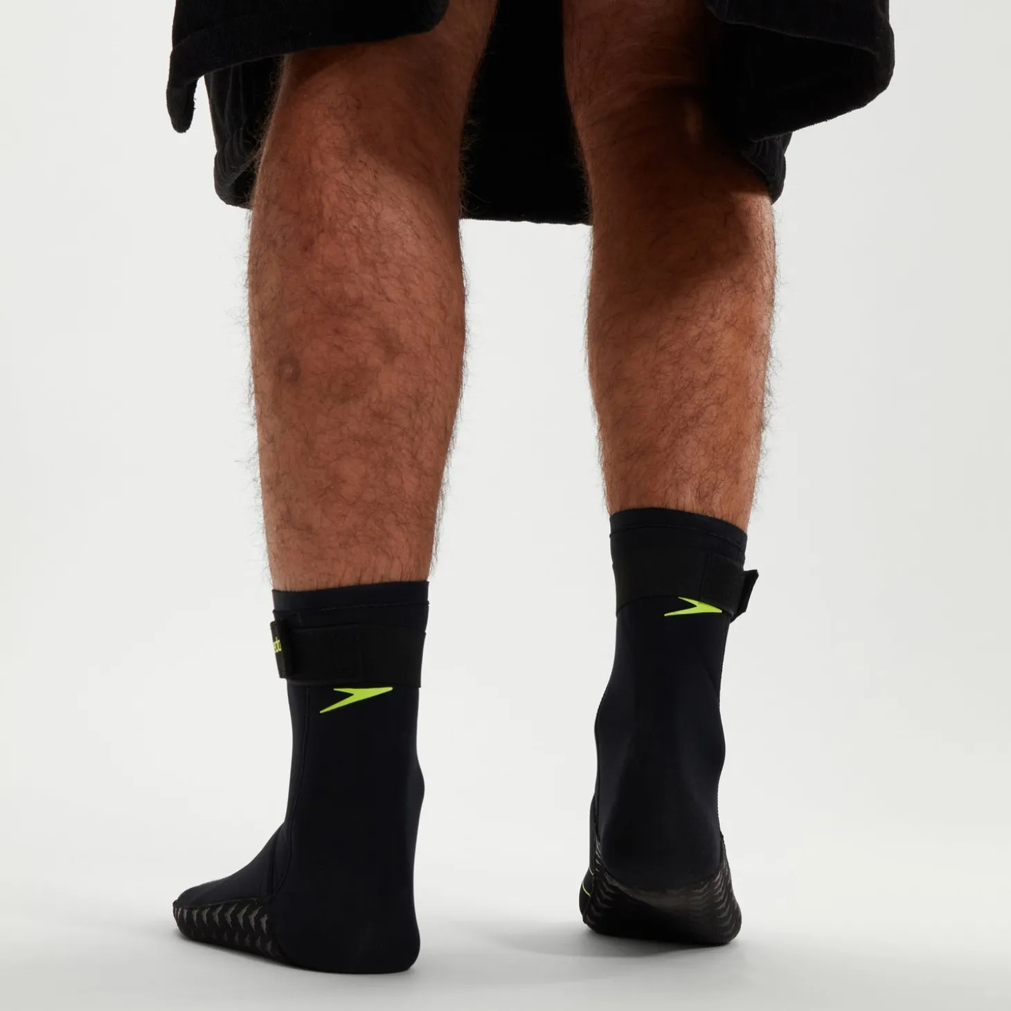 Chaussettes de natation pour adultes Noir/Jaune