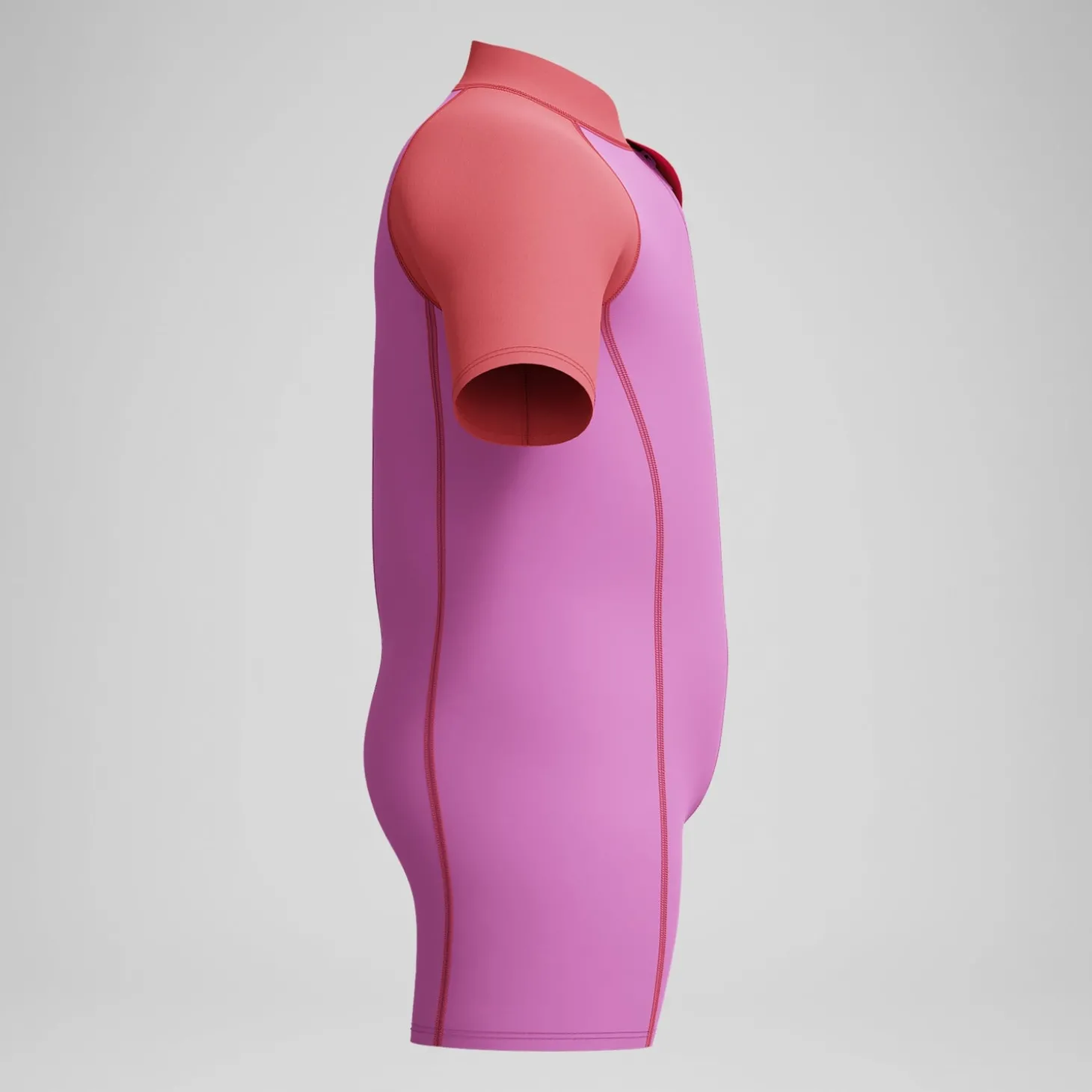 Combinaison de bain Bébé Neoprene Learn to Swim rose