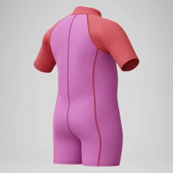 Combinaison de bain Bébé Neoprene Learn to Swim rose