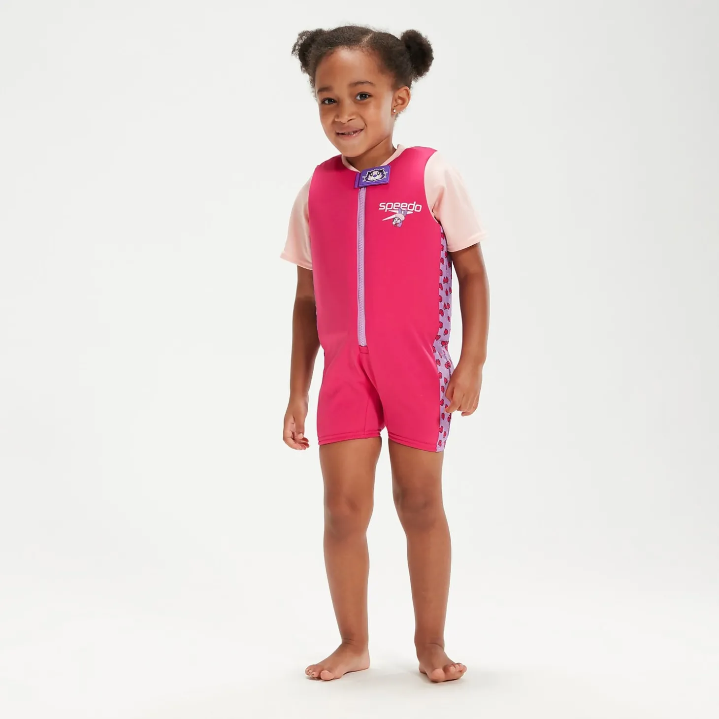 Combinaison de flottaison Bébé Learn to Swim Aria la loutre de mer rose