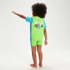 Combinaison de flottaison Bébé Learn to Swim Chima le pingouin africain vert