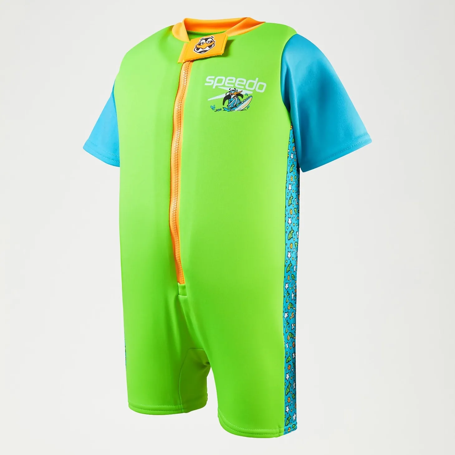 Combinaison de flottaison Bébé Learn to Swim Chima le pingouin africain vert
