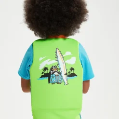 Combinaison de flottaison Bébé Learn to Swim Chima le pingouin africain vert