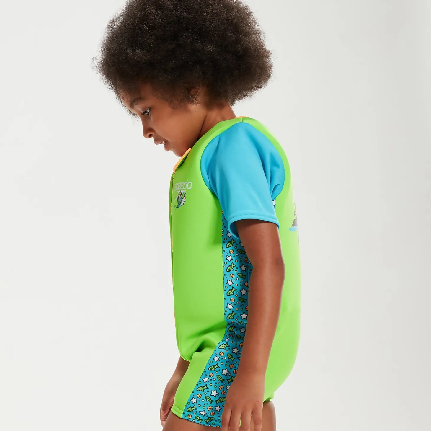 Combinaison de flottaison Bébé Learn to Swim Chima le pingouin africain vert