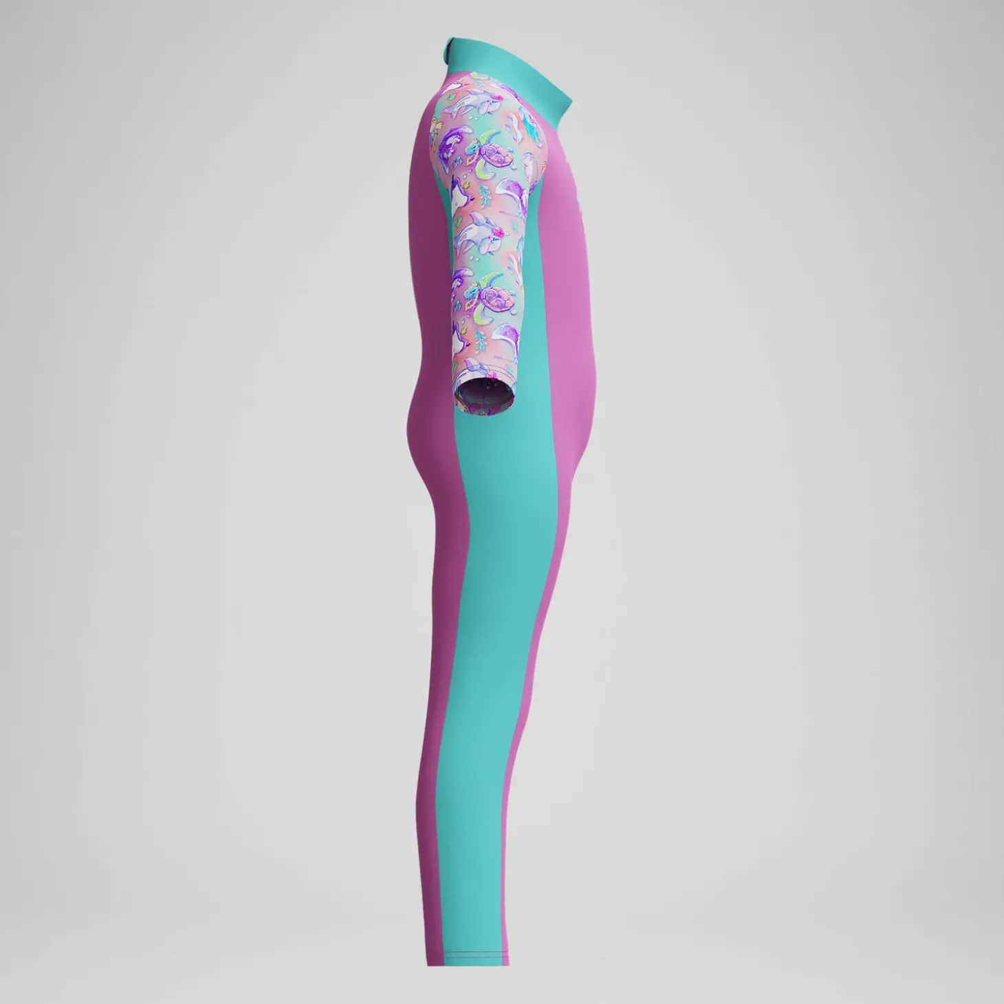 Combinaison de protection solaire Bébé Learn to Swim All-in-One rose