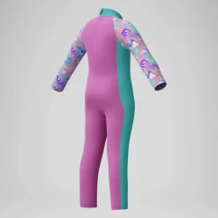 Combinaison de protection solaire Bébé Learn to Swim All-in-One rose