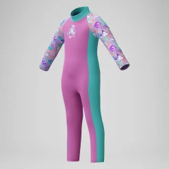 Combinaison de protection solaire Bébé Learn to Swim All-in-One rose